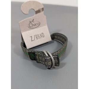 Chaco Z Band Bracelet Traffic Green Pattern Adjustable Nylon Cord NWT